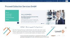 Desktop Screenshot of proceed-collection.de