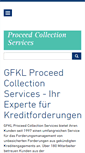 Mobile Screenshot of proceed-collection.de