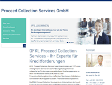 Tablet Screenshot of proceed-collection.de